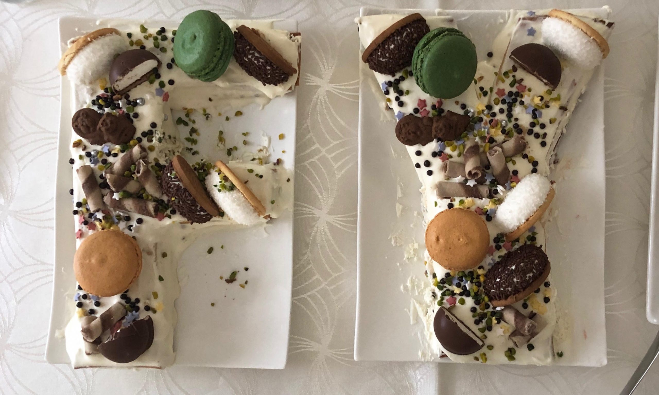 Kurabiye Hamurundan Harf Sayı Pasta Tesettür Yakası